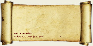 Radmila Stamenković vizit kartica